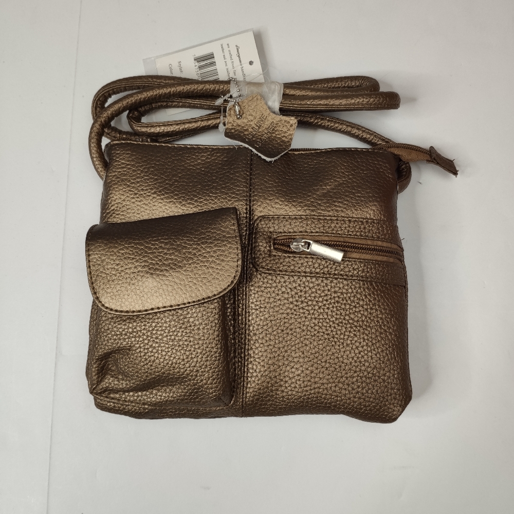 D'Margeaux Handbag Bronze Style 61294 NWT